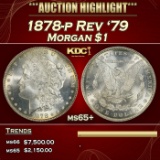 1878-p Rev '79 Morgan Dollar $1 ms65+ SEGS