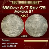 1880-cc 8/7 Rev '78 Morgan Dollar $1 ms66+ SEGS