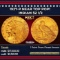 1927-p Gold Indian Quarter Eagle Near Top Pop! $2 1/2 ms65+ SEGS