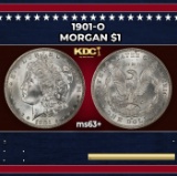 1901-o Morgan Dollar $1 Grades ms63+
