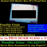 Original sealed box 5- 1978 United States Mint Proof Sets