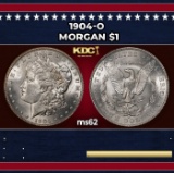 1904-o Morgan Dollar $1 Grades ms62