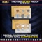 1960 & 1961 Silver Proof Sets 10 Coins In Original Government Packaging Manilla Envelope