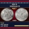 1921-d Morgan Dollar $1 Grades ms63+