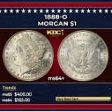 1888-o Morgan Dollar $1 Grades ms64+
