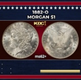 1882-o Morgan Dollar $1 Grades ms62+