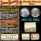 A- 10 SEARS UNC Morgan Dollar $1 CC End 1879 & CC Ends