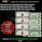 Complete 1953 $2 Red Seal United States Note Signature Set 1953, 1953a, 1953b. 1953c 4 Notes Grades
