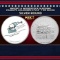 Snoopy & Woodstock Sledding Peanuts Colorized Style - 1 oz Silver Round Round