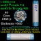 BU Shotgun Jefferson 5c roll, 1988-p 40 pcs Bank $2 Nickel Wrapper