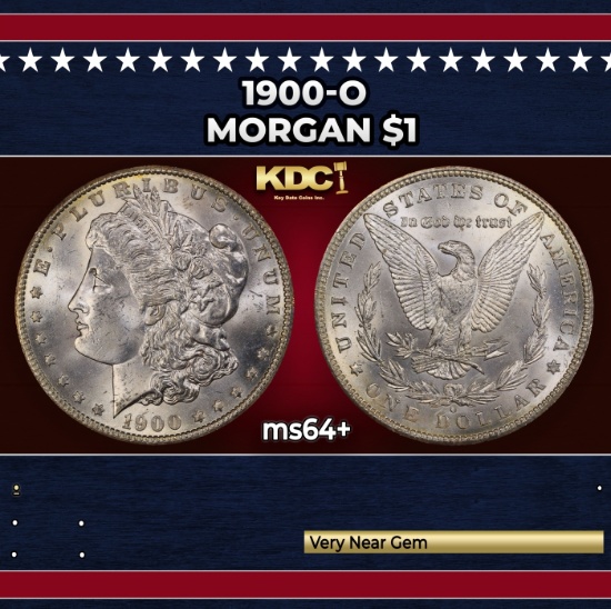 1900-o Morgan Dollar $1 Grades ms64+