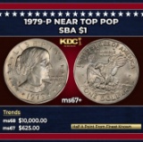 1979-p Susan B. Anthony Dollar Near Top Pop $1 ms67+ SEGS