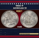 1900-p Morgan Dollar $1 Grades ms65