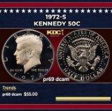 1972-s Proof Kennedy Half Dollar 50c pr69 dcam SEGS