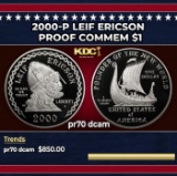 2000-P Leif Ericson Proof Modern Commem Dollar $1 pr70 dcam SEGS
