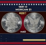 1881-o Morgan Dollar $1 Grades ms63