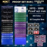 1970-1999 Proof Set Run 164 Coins 30 Complete Sets