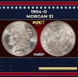 1904-o Morgan Dollar $1 Grades ms63+