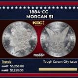 1884-cc Morgan Dollar $1 ms66+ SEGS