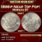 1886-p Morgan Dollar Near Top Pop! $1 ms67+ SEGS