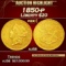 1850-p Gold Liberty Double Eagle $20 au58 SEGS