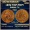1874 Indian Cent TOP POP! 1c ms66+ rb SEGS