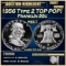 1956 Type 2 Proof Franklin Half Dollar TOP POP! 50c pr69 DCAM SEGS