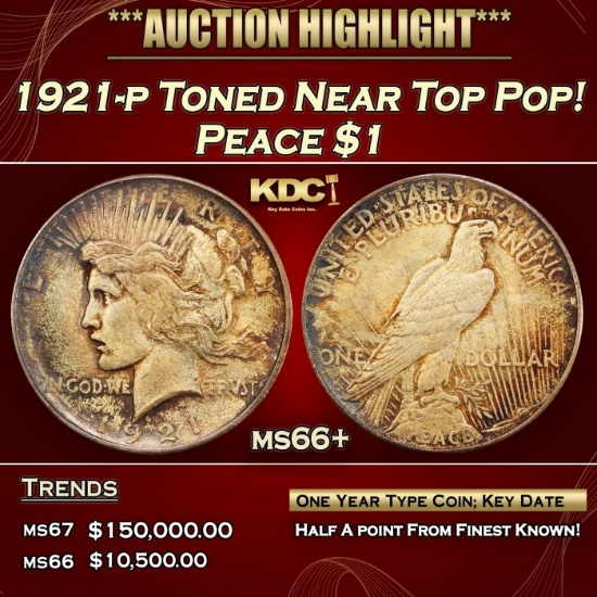 1896-p Morgan Dollar Near Top Pop! $1 ms68 SEGS