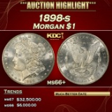 1898-s Morgan Dollar $1 ms66+ SEGS