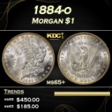1884-o Morgan Dollar $1 Grades ms65+