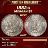 1882-o Morgan Dollar $1 ms67 SEGS
