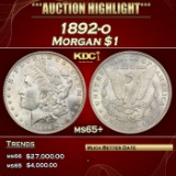 1892-o Morgan Dollar $1 ms65+ SEGS