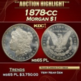 1878-cc Morgan Dollar $1 ms65 PL SEGS