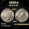 1925-s Peace Dollar $1 Grades ms63