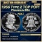 1956 Type 2 Proof Franklin Half Dollar TOP POP! 50c pr69 DCAM SEGS