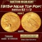1915-p Gold Indian Quarter Eagle Near Top Pop! $2 1/2 ms65 SEGS