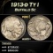 1913-d Ty I Buffalo Nickel 5c Grades ms65+