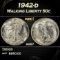 1942-d Walking Liberty Half Dollar 50c ms67 SEGS