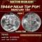 1944-p Mercury Dime Near Top Pop! 10c ms68 FSB SEGS