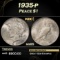 1935-p Peace Dollar $1 Grades ms65