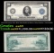 1914 $20 Large Size Blue Seal Federal Resrve Note Dallas, TX Grades au53 FR-1007