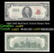 1966 $100 Red Seal United States Note Grades cu63