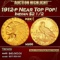 1912-p Gold Indian Quarter Eagle Near Top Pop! $2 1/2 ms66 USCG