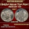 1942-p Mercury Dime Near Top Pop! 10c ms68 FSB SEGS