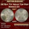 1878-p 7tf Morgan Dollar Near Top Pop $1 ms66+ SEGS