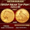 1910-p Gold Indian Half Eagle Near Top Pop! $5 ms65 USCG