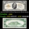 1928 $10 Gold Certificate Signatures Woods/Mellon Grades xf