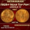 1929-p Lincoln Cent Near Top Pop! 1c ms67 rd SEGS