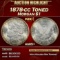 1878-cc Morgan Dollar Toned $1 ms65+ SEGS
