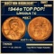 1944-s Lincoln Cent TOP POP! 1c ms67+ rd SEGS
